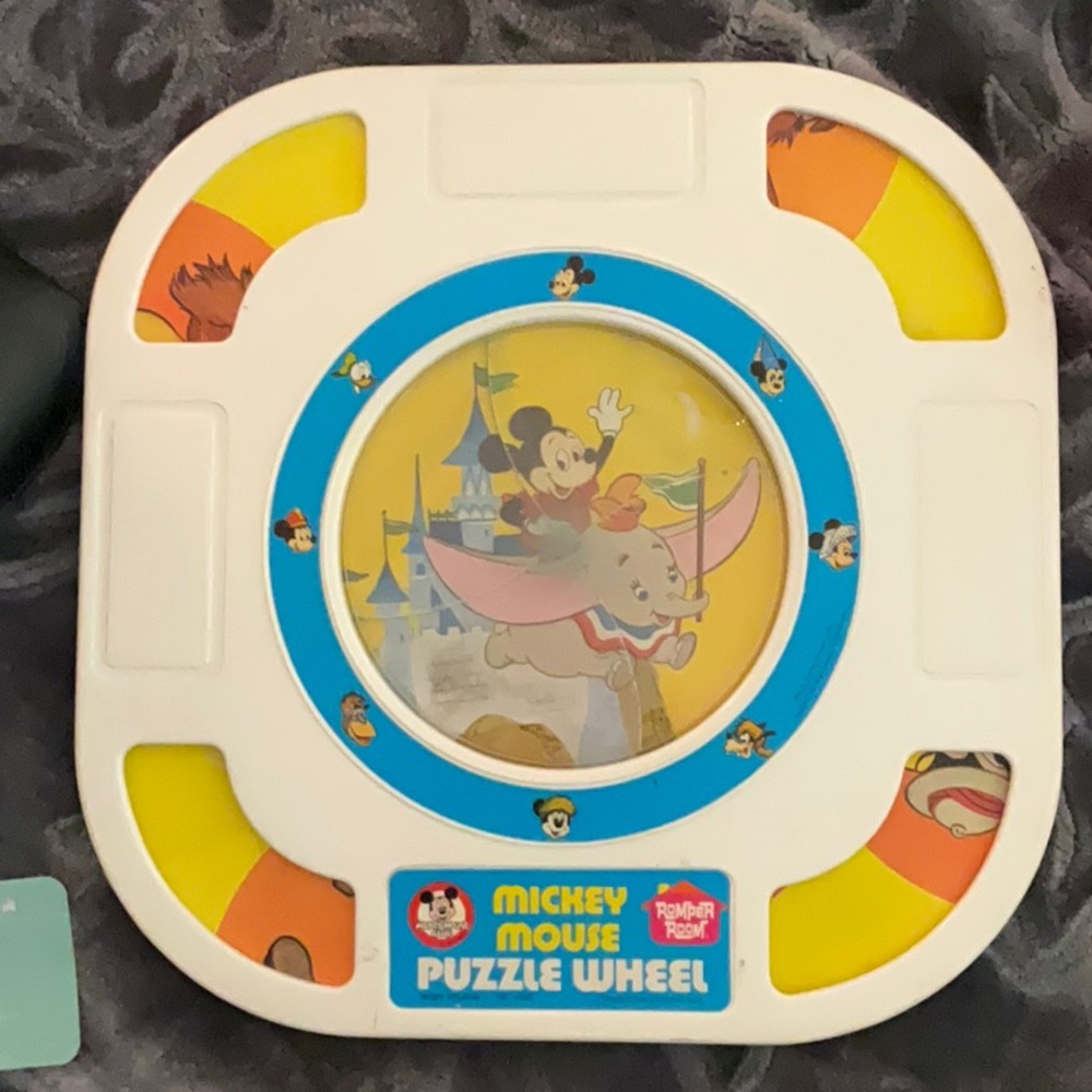 1964 Vintage Hasbro - Mickey Mouse Puzzle Wheel